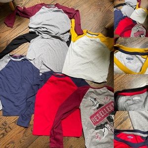 Old navy boys long sleeve shirt bundle size 8/M